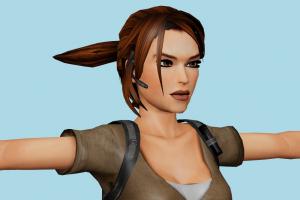 Lara Croft Legend Lara-Croft, Lara, Croft, lara, Tomb-Raider, girl, female, woman, people, human, xna, characters, rigged